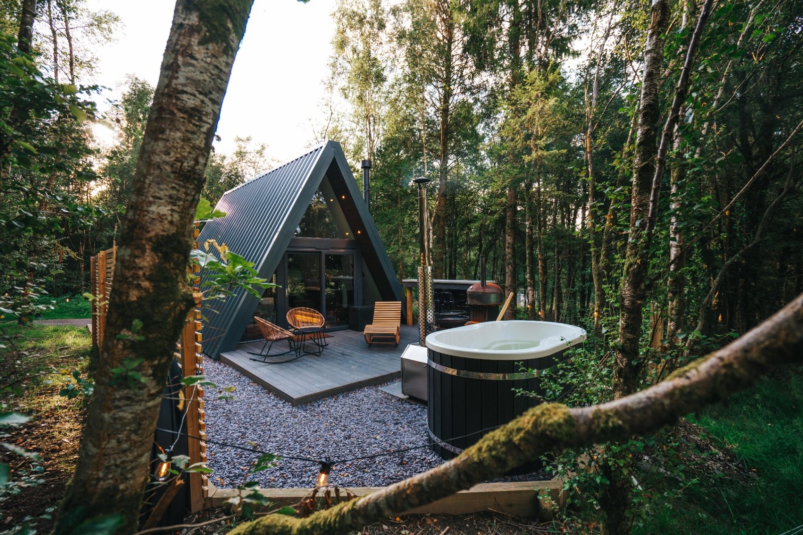 Garn Prys glamping cabin at Porth Eryri in Eryri (Snowdonia), North Wales